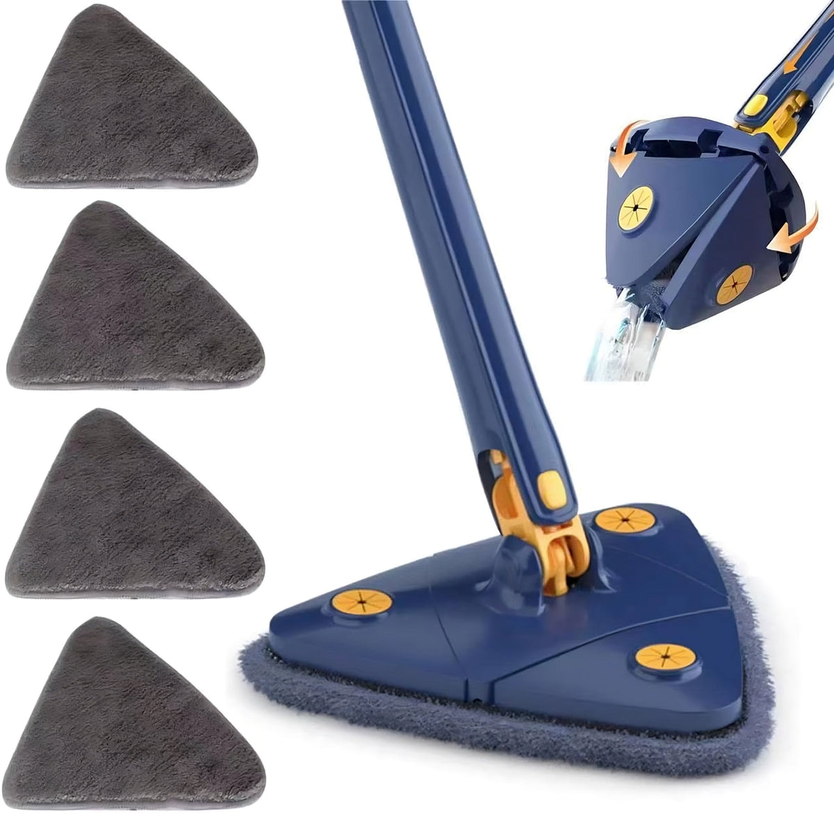 Self-Squeeze Triangular Mop - MyTapDom