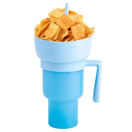 Snack Cup with drink holder - MyTapDom